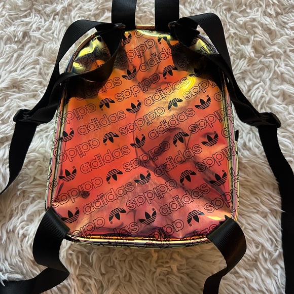 Mini Adidas Vibrant Orange Chrome Backpack - Picture 5 of 8